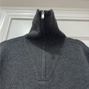 Women's Charcoal Turtleneck Sweater